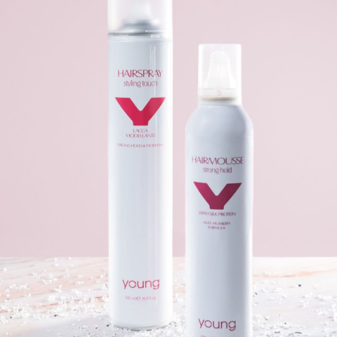 Young Hairspray mocny lakier do włosów 500ml