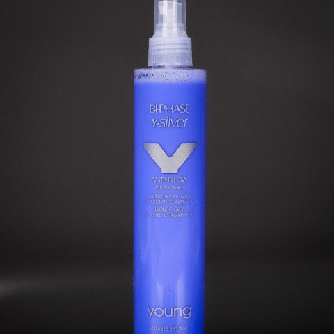 Young Y-Silver Anti-Yellow dwufazowy spray do włosów blond 250ml