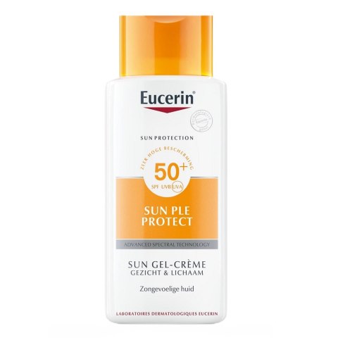 Eucerin Sun Leb Protect SPF50+ przeciwsłoneczny żel-krem do twarzy i ciała 150ml