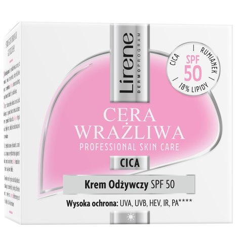 Lirene Cera Wrażliwa krem odżywczy SPF50 50ml