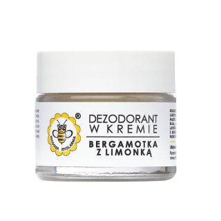 Miodowa Mydlarnia Dezodorant w kremie Bergamotka z Limonką 55g