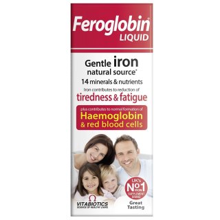 Vitabiotics Feroglobin Liquid feroglobina w płynie suplement diety 200ml