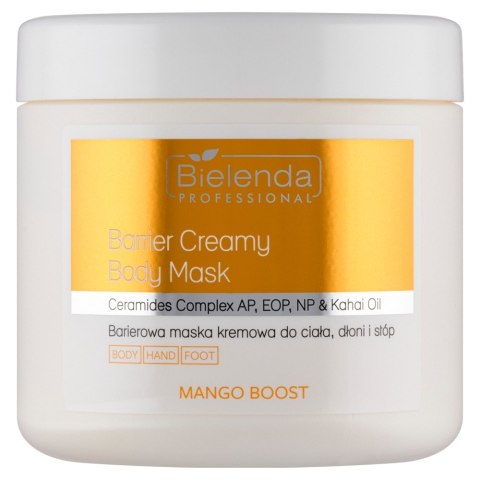 Bielenda Professional Mango Boost barierowa maska kremowa do ciała dłoni i stóp 600g Bielenda Professional Mango Boost barierowa maska kremowa do ciała dłoni i stóp 600g
