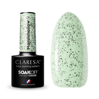 Claresa Soak Off UV/LED Marshmallow lakier hybrydowy 9 5g