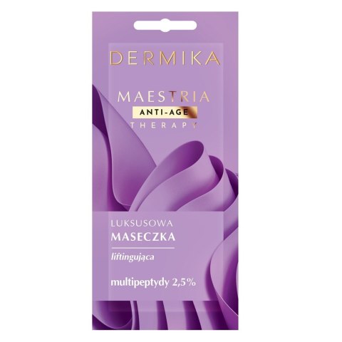 Dermika Maestria Anti-Age Therapy luksusowa maseczka liftingująca multipeptydy 2.5% 7g Dermika Maestria Anti-Age Therapy luksusowa maseczka liftingująca multipeptydy 2.5% 7g