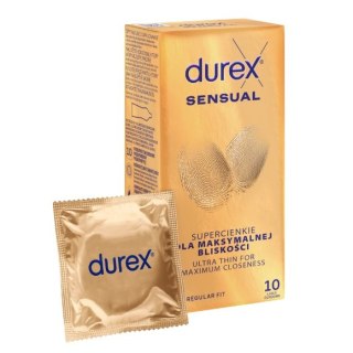 Durex Sensual super cienkie prezerwatywy lateksowe 10szt