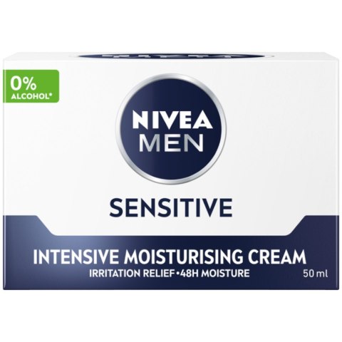Nivea Men Sensitive łagodzący krem nawilżający 50ml Nivea Men Sensitive łagodzący krem nawilżający 50ml