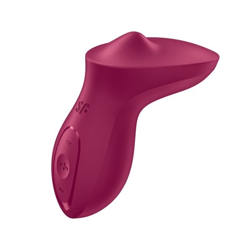 Satisfyer Exciterrr wibrator łechtaczkowy typu lay-on z koralikami Berry Satisfyer Exciterrr wibrator łechtaczkowy typu lay-on z koralikami Berry