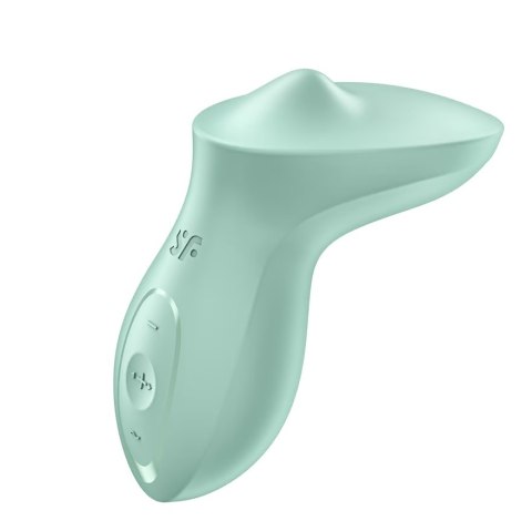 Satisfyer Exciterrr wibrator łechtaczkowy typu lay-on z koralikami Mint Satisfyer Exciterrr wibrator łechtaczkowy typu lay-on z koralikami Mint