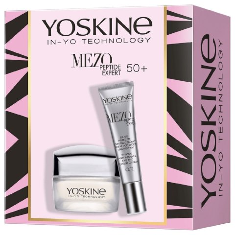 Yoskine Mezo Peptide Expert 50+ zestaw krem przeciwzmarszczkowy 50ml + krem pod oczy i na powieki 15ml