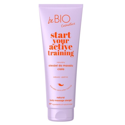 BeBio Ewa Chodakowska Start Your Active Training naturalny oleożel do masażu ciała 250ml