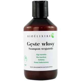 Bioelixire Gęste Włosy Szampon wegański hamujący wypadanie włosów 300ml