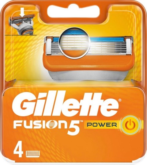 Gillette Fusion5 Power wymienne ostrza do maszynki 4szt