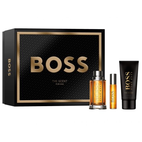 Hugo Boss Boss The Scent For Man zestaw woda toaletowa spray 100ml + woda toaletowa spray 10ml + żel pod prysznic 100ml Hugo Boss Boss The Scent For Man zestaw woda toaletowa spray 100ml + woda toaletowa spray 10ml + żel pod prysznic 100ml