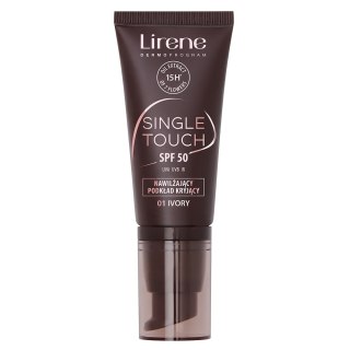 Lirene Single Touch SPF50 nawilżający podkład kryjący 01 Ivory 30ml