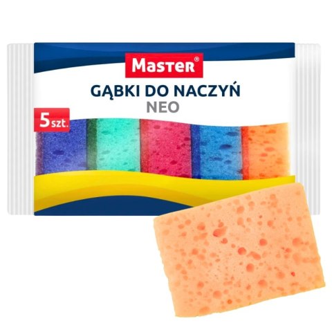 MASTER GĄBKA KUCHENNA DO MYCIA NACZYŃ NEO 5 SZT