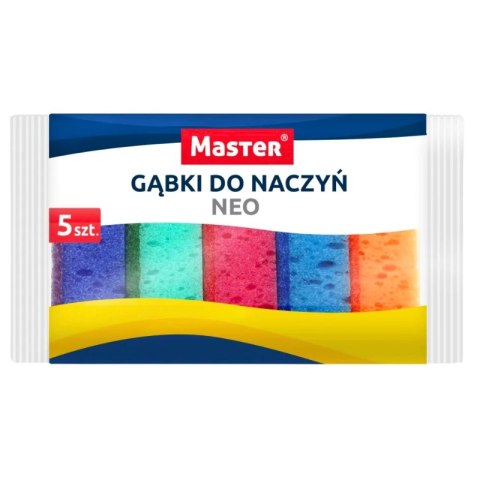 MASTER GĄBKA KUCHENNA DO MYCIA NACZYŃ NEO 5 SZT