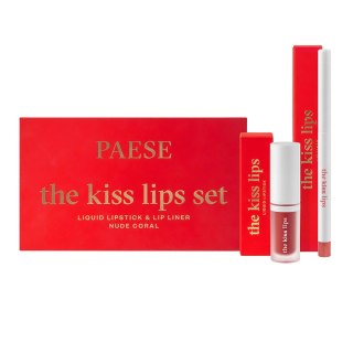 Paese The Kiss Lips zestaw pomadka i konturówka 02 Nude Coral