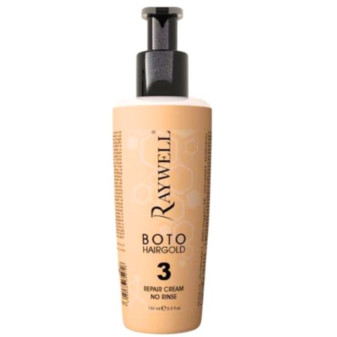 Zestaw Raywell Boto HairGold do Zabiegu Regeneracji Włosów Zniszczonych (2x1000ml 1x150ml)