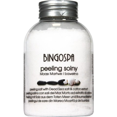 BingoSpa Peeling solny z solą z Morza Martwego i ekstraktem z bawełny 580g