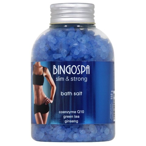 BingoSpa Sól do kąpieli Koenzym Q10 Zielona herbata i Żeń-szeń 550g