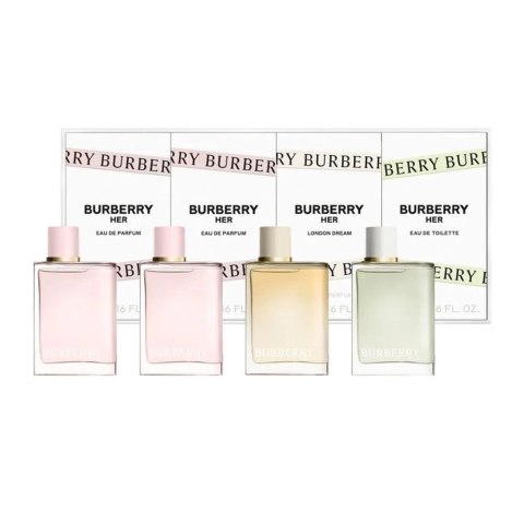 Burberry Her Miniatures zestaw Her woda perfumowana 5ml + Her woda perfumowana 5ml + Her London Dream woda perfumowana 5ml + Her woda toa