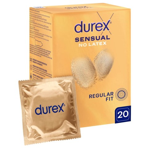 Durex Sensual No Latex prezerwatywy nielateksowe 20szt