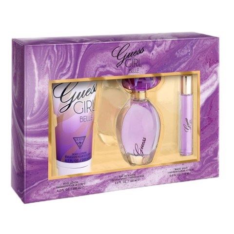 Guess Girl Belle zestaw woda toaletowa spray 100ml + woda toaletowa spray 15ml + balsam do ciała 200ml Guess Girl Belle zestaw woda toaletowa spray 100ml + woda toaletowa spray 15ml + balsam do ciała 200ml