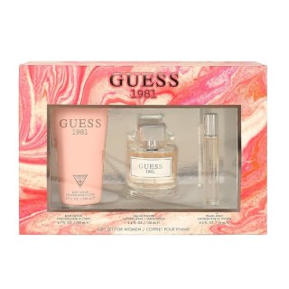 Guess Guess 1981 zestaw woda toaletowa spray 100ml + woda toaletowa spray 15ml + balsam do ciała 200ml