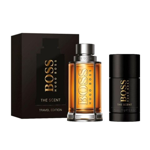 Hugo Boss Boss The Scent For Man zestaw woda toaletowa spray 100ml + dezodorant sztyft 75ml Hugo Boss Boss The Scent For Man zestaw woda toaletowa spray 100ml + dezodorant sztyft 75ml