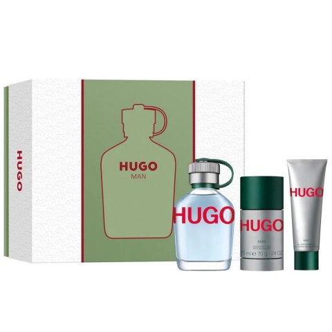 Hugo Boss Hugo Man zestaw woda toaletowa spray 125ml + dezodorant sztyft 75ml + żel pod prysznic 50ml Hugo Boss Hugo Man zestaw woda toaletowa spray 125ml + dezodorant sztyft 75ml + żel pod prysznic 50ml