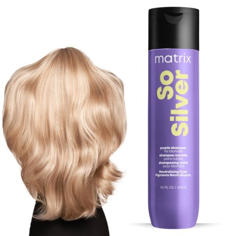 Matrix Total So Silver Szampon Fioletowy do Blondu 300ml