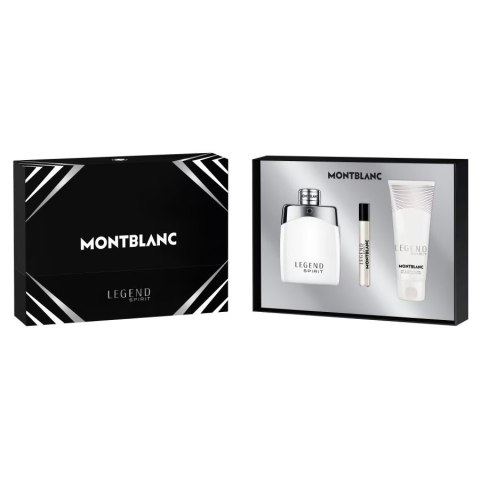 Mont Blanc Legend Spirit Pour Homme zestaw woda toaletowa spray 100ml + miniatura wody toaletowej 7.5ml + żel pod prysznic 100ml Mont Blanc Legend Spirit Pour Homme zestaw woda toaletowa spray 100ml + miniatura wody toaletowej 7.5ml + żel pod prysznic 100ml