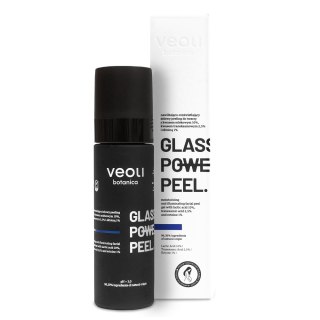 Veoli Botanica Glass Skin Power Peel nawilżająco-rozświetlający żelowy peeling do twarzy z kwasem mlekowym 10% traneksamowym 2.5% i ektoiną 1% 