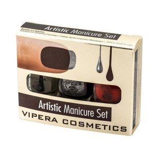 Vipera Artistic Manicure Set zestaw lakierów do paznokci 06 Dracula 3x5.5ml