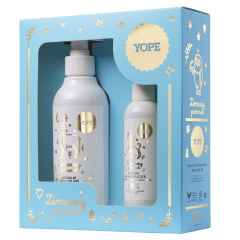 Yope Zimowy Poranek zestaw mydło do rąk 300ml + perfumy do pomieszczeń 100ml Yope Zimowy Poranek zestaw mydło do rąk 300ml + perfumy do pomieszczeń 100ml