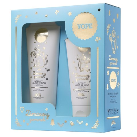Yope Zimowy Poranek zestaw żel pod prysznic 200ml + balsam do ciała 150ml Yope Zimowy Poranek zestaw żel pod prysznic 200ml + balsam do ciała 150ml