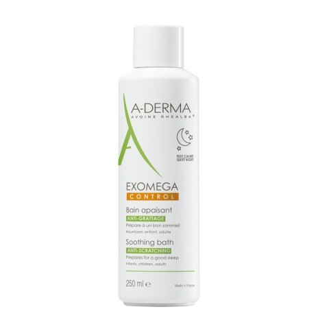 A-Derma Exomega Control Soothing Bath kojąca kąpiel do skóry suchej i atopowej 250ml A-Derma Exomega Control Soothing Bath kojąca kąpiel do skóry suchej i atopowej 250ml