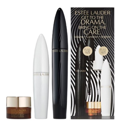 Estée Lauder Get To The Drama zestaw tusz do rzęs 8ml + serum do rzęs i brwi 6ml + krem pod oczy 5ml