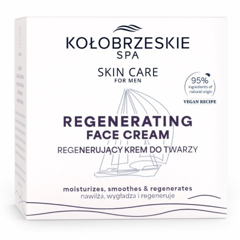 Kołobrzeskie Spa Men Krem Regenerujący do Twarzy dla Mężczyzn 50ml