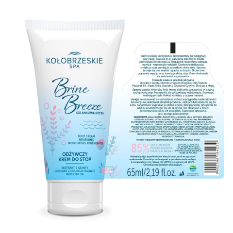 Kołobrzeskie SPA Krem do stóp z mocznikiem Solankowa Bryza 65ml