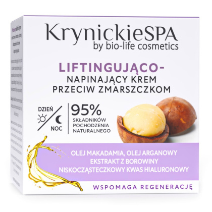 Krynickie SPA Krem do twarzy liftingująco wzmacniający przeciwzmarszczkowy na dzień i na noc 50 g