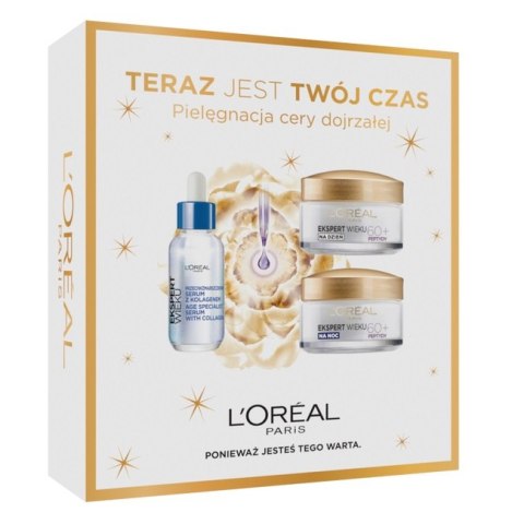 L'Oreal Paris Ekspert Wieku 60+ zestaw pielęgnacyjny dla dojrzałej skóry L'Oreal Paris Ekspert Wieku 60+ zestaw pielęgnacyjny dla dojrzałej skóry