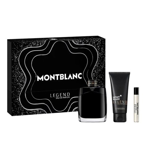 Mont Blanc Legend zestaw woda perfumowana spray 100ml + miniatura wody perfumowanej 7.5ml + żel pod prysznic 100ml Mont Blanc Legend zestaw woda perfumowana spray 100ml + miniatura wody perfumowanej 7.5ml + żel pod prysznic 100ml