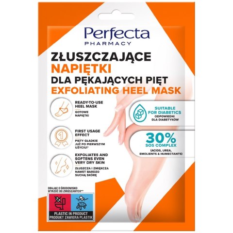 Perfecta Pharmacy złuszczające napiętki dla pękających pięt Perfecta Pharmacy złuszczające napiętki dla pękających pięt