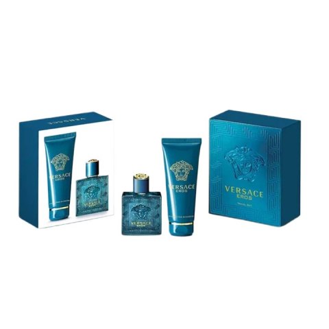 Versace Eros zestaw woda toaletowa spray 50ml + żel pod prysznic 100ml Versace Eros zestaw woda toaletowa spray 50ml + żel pod prysznic 100ml