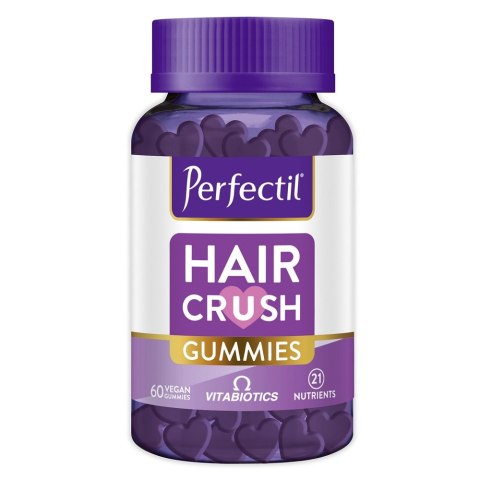 Vitabiotics Perfectil Hair Crush suplement diety na zdrowe włosy 60 żelek