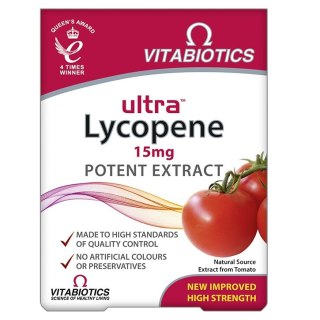 Vitabiotics Ultra Lycopene 15mg suplement diety 30 tabletek