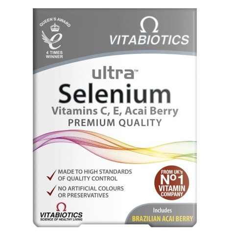 Vitabiotics Ultra Selenium suplement diety 30 tabletek