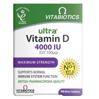 Vitabiotics Ultra Vitamin D 4000IU suplement diety 96 tabletek